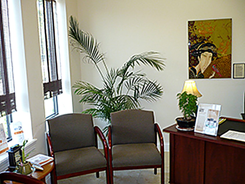 Palm Coast office waiting area